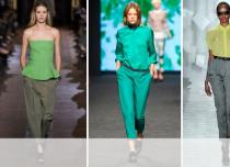 С чем носить зеленую блузку