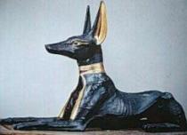 Египетский бог головой собаки анубис